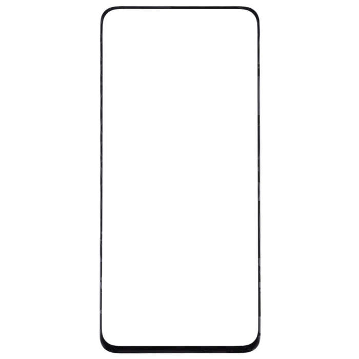 For Samsung Galaxy A90 / A80 10pcs Front Screen Outer Glass Lens (Black)