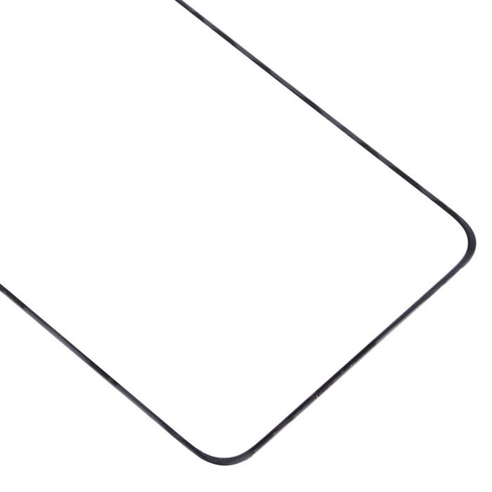 For Samsung Galaxy A90 / A80 10pcs Front Screen Outer Glass Lens (Black)