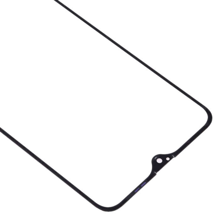 For Samsung Galaxy A10 10pcs Front Screen Outer Glass Lens (Black)