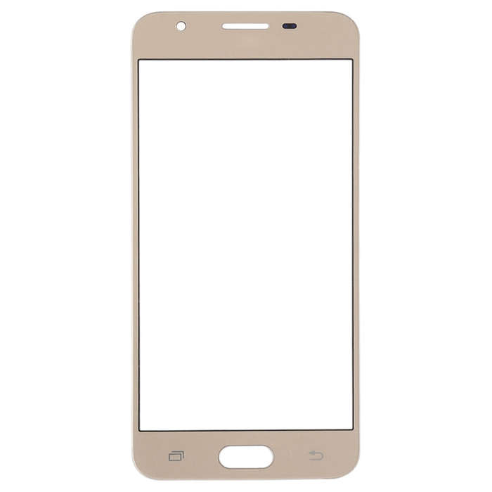 For Samsung Galaxy J5 Prime, On5 (2016), G570F/DS, G570Y 10pcs Front Screen Outer Glass Lens (Gold)