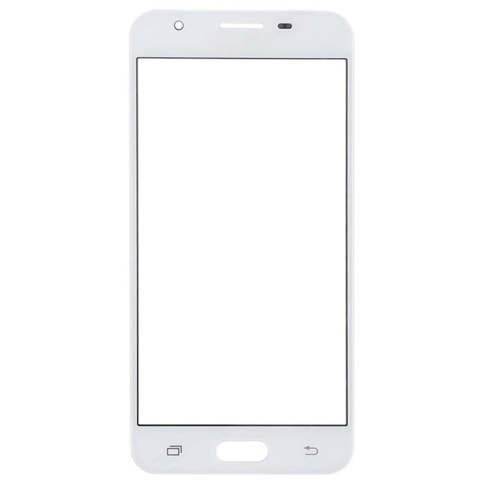 For Samsung Galaxy J5 Prime, On5 (2016), G570F/DS, G570Y 10pcs Front Screen Outer Glass Lens (White)