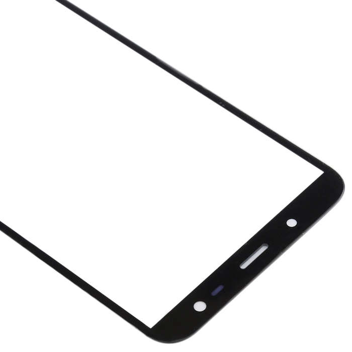 For Samsung Galaxy J6, J600F/DS, J600G/DS  10pcs Front Screen Outer Glass Lens (Black)