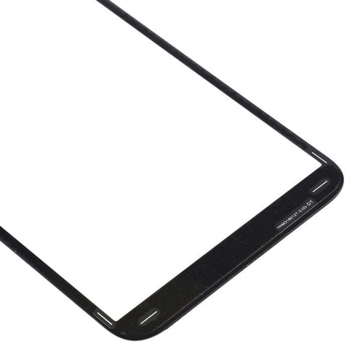 For Samsung Galaxy J4+ / J6+ / J610  10pcs Front Screen Outer Glass Lens (Black)