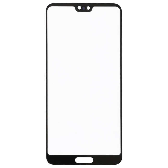 For Huawei P20 Pro 10PCS Front Screen Outer Glass Lens (Black)