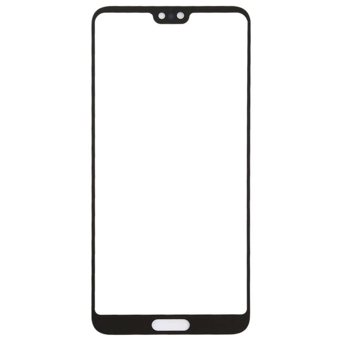 For Huawei P20 Pro 10PCS Front Screen Outer Glass Lens (Black)
