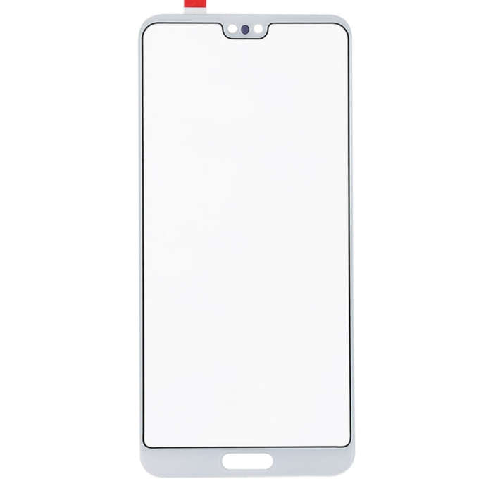 For Huawei P20 10PCS Front Screen Outer Glass Lens (White)