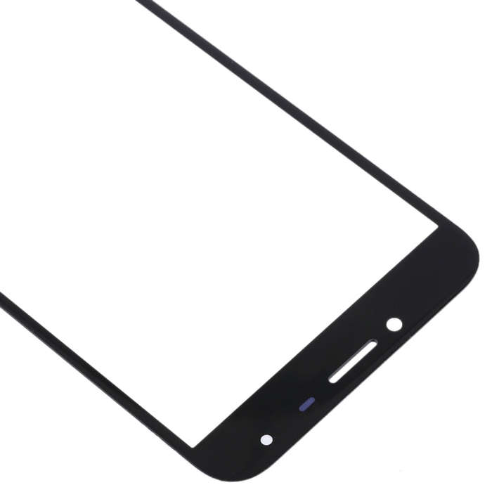 For Samsung Galaxy J4 (2018) 10pcs Front Screen Outer Glass Lens (Black)