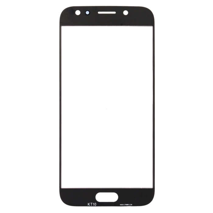 For Samsung Galaxy J7 (2017) / J730 10pcs Front Screen Outer Glass Lens (Rose Gold)