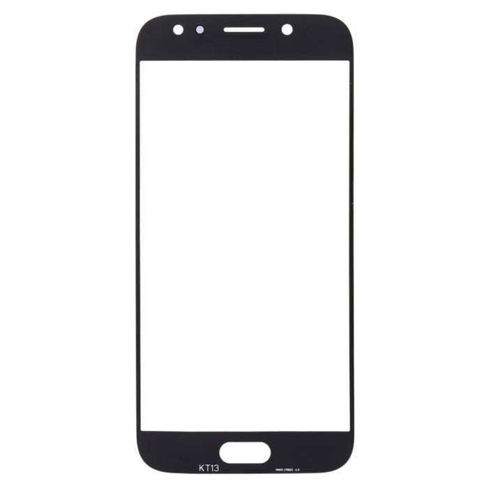 For Samsung Galaxy J5 (2017) / J530 10pcs Front Screen Outer Glass Lens (Black)