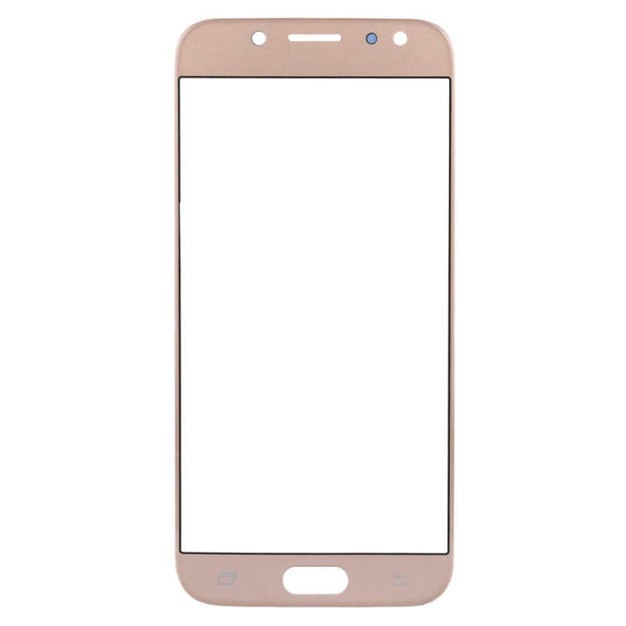 For Samsung Galaxy J5 (2017) / J530 10pcs Front Screen Outer Glass Lens (Gold)