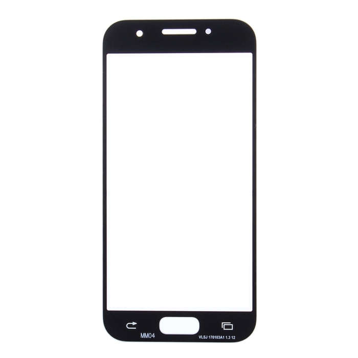 For Samsung Galaxy A7 (2017) / A720 10pcs Front Screen Outer Glass Lens (Blue)