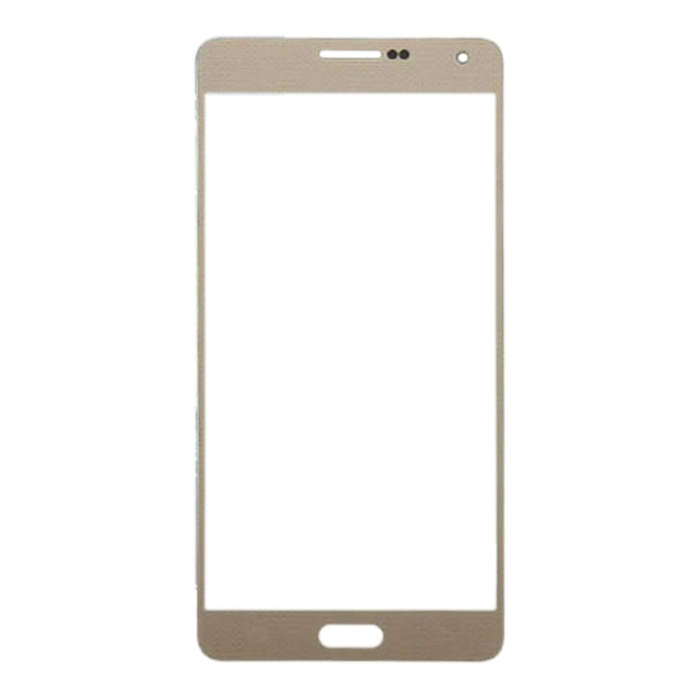 For Samsung Galaxy A7 (2015) 10pcs Front Screen Outer Glass Lens (Gold)