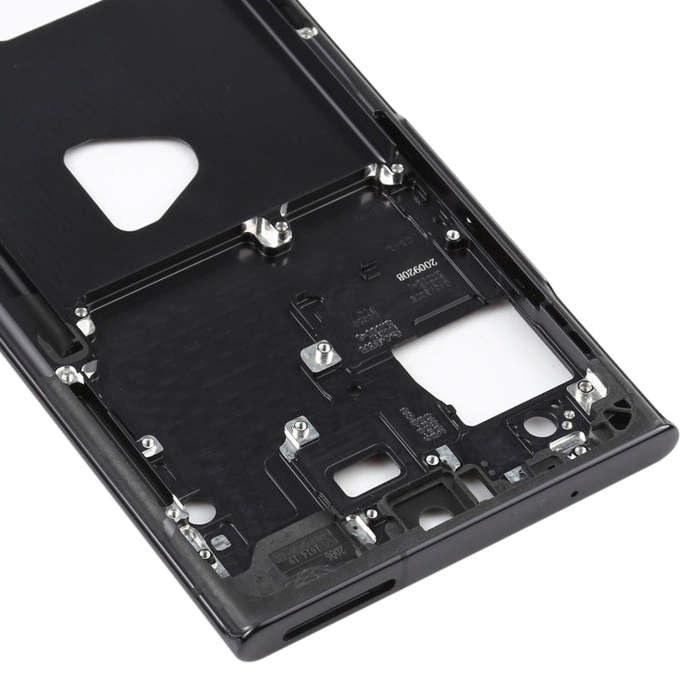 For Samsung Galaxy Note20 Ultra  Single Middle Frame Bezel Plate (Black)