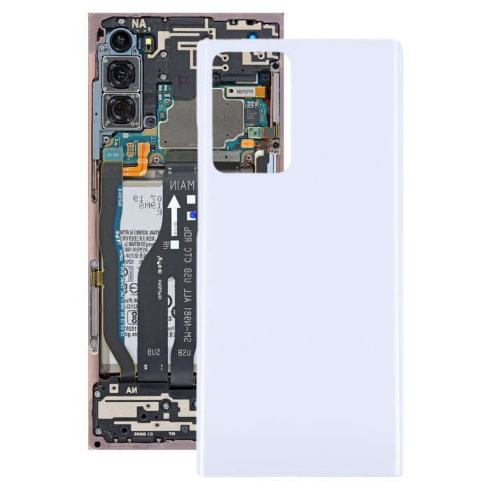 For Samsung Galaxy Note20 Ultra 5G Battery Back Cover (White)