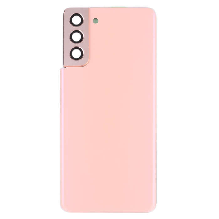 For Samsung Galaxy S21+ 5G Battery Back Cover with Camera Lens Cover (Pink)