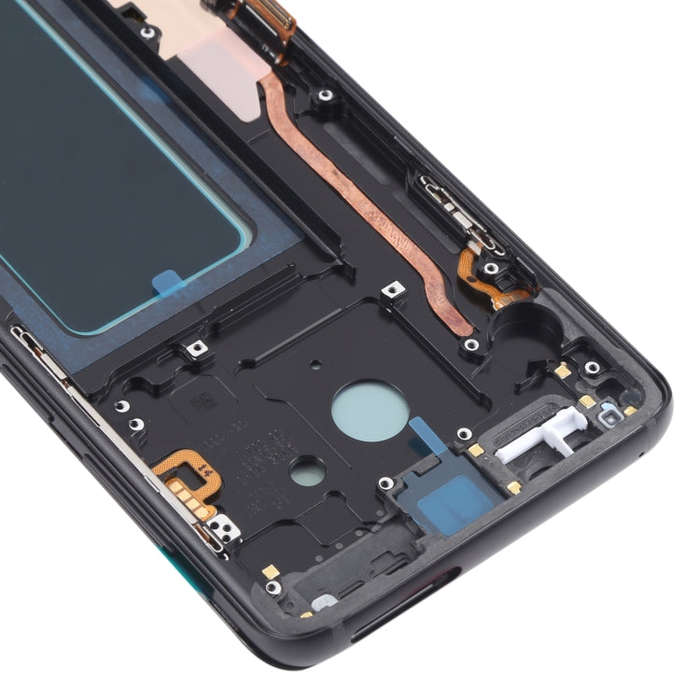 OLED LCD Screen for Samsung Galaxy S9+ SM-G965 Digitizer Full Assembly with Frame (Black)