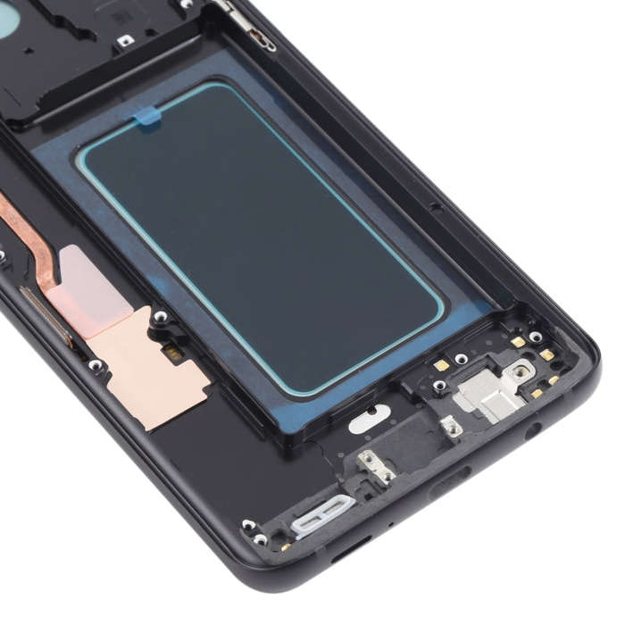 OLED LCD Screen for Samsung Galaxy S9+ SM-G965 Digitizer Full Assembly with Frame (Black)