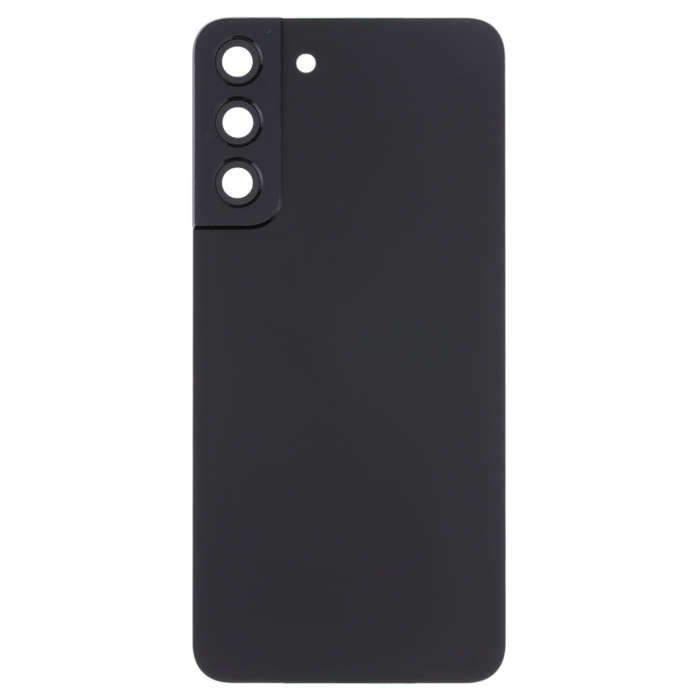 For Samsung Galaxy S22+ 5G SM-S906B Battery Back Cover with Camera Lens Cover (Black)