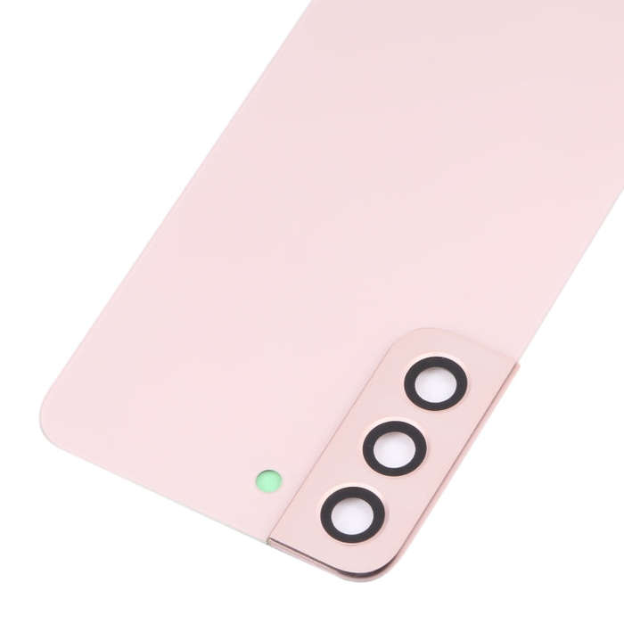 For Samsung Galaxy S22 5G SM-S901B Battery Back Cover with Camera Lens Cover (Gold)