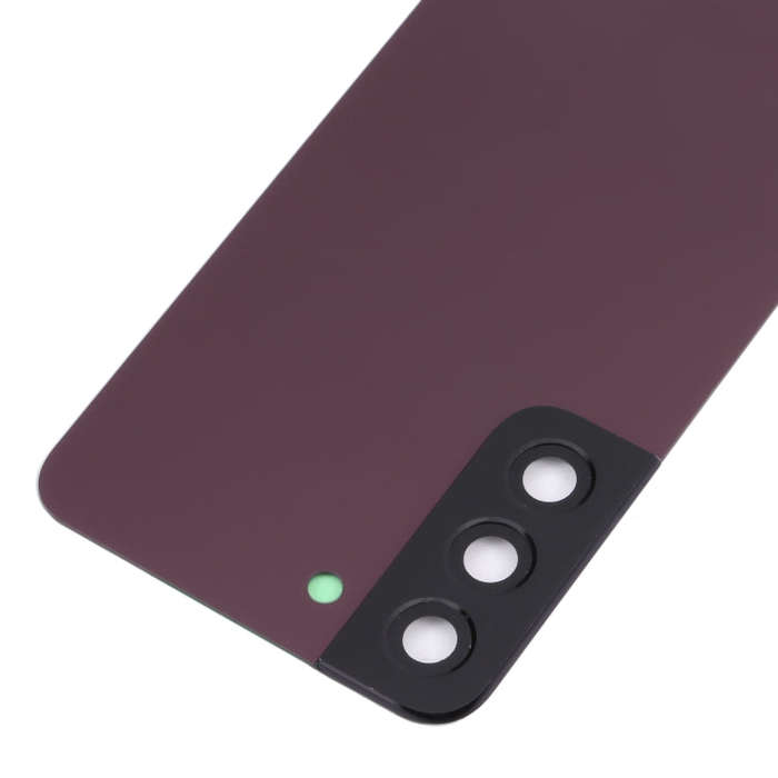For Samsung Galaxy S22 5G SM-S901B Battery Back Cover with Camera Lens Cover (Purple)