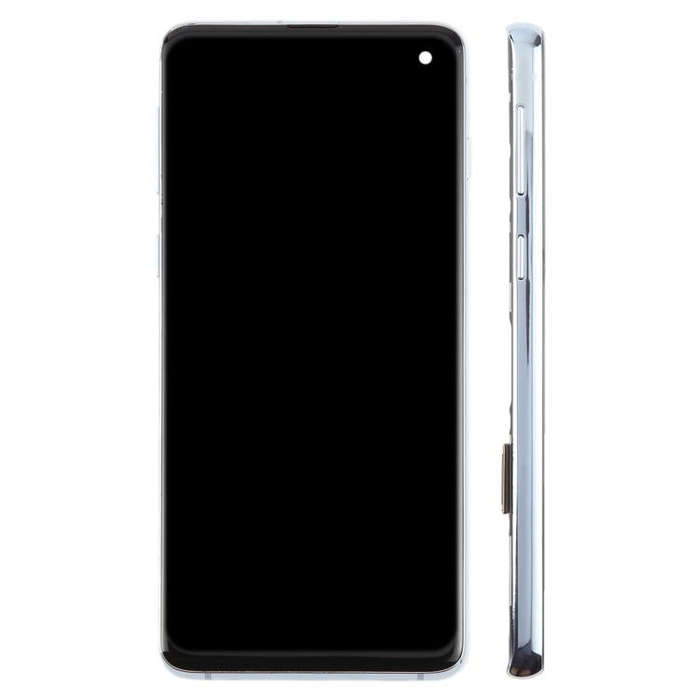 For Samsung Galaxy S10 4G SM-G973F 6.05 inch TFT LCD Screen Digitizer Full Assembly with Frame, N...
