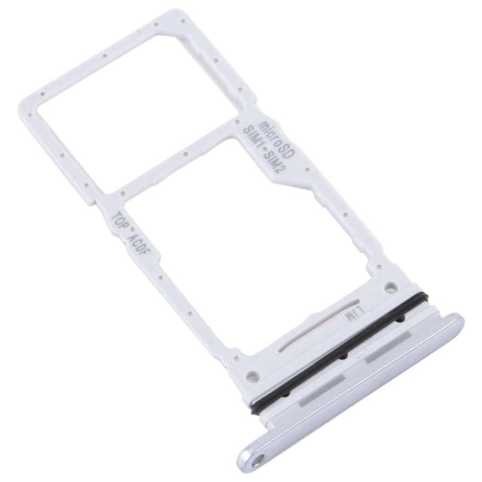 For Samsung Galaxy A34 SM-A346 Original SIM Card Tray + SIM / Micro SD Card Tray (Silver)