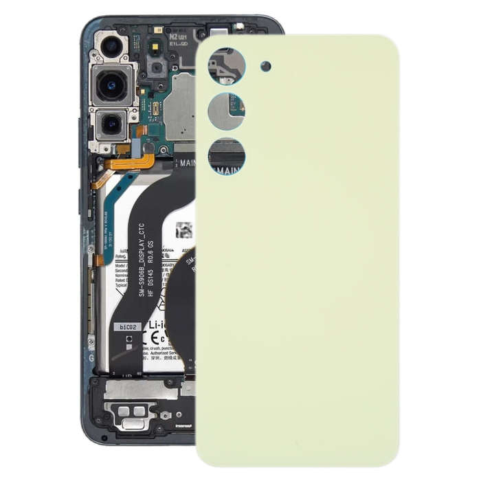 For Samsung Galaxy S23+ SM-S916B OEM Glass Battery Back Cover(Yellow)