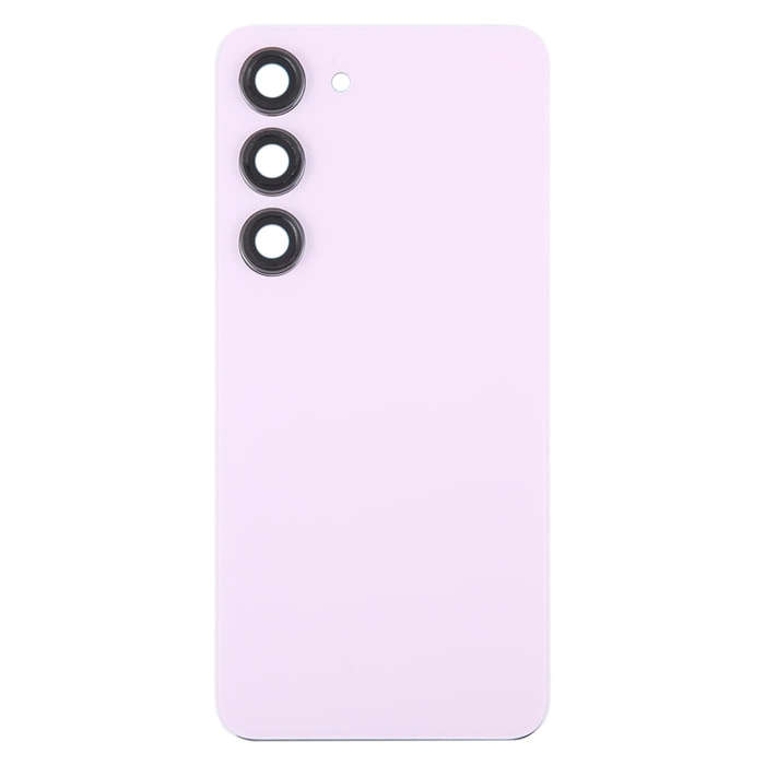 For Samsung Galaxy S23 SM-S911B OEM Glass Battery Back Cover with Camera Lens Cover(Pink)