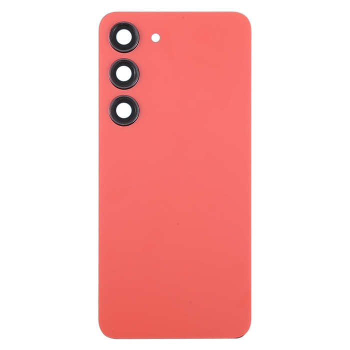 For Samsung Galaxy S23 SM-S911B OEM Glass Battery Back Cover with Camera Lens Cover(Red)