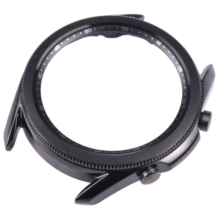 Original LCD Screen Frame Bezel Plate For Samsung Galaxy Watch 3 45mm SM-R840 (Black)