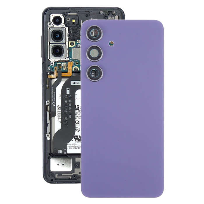 For Samsung Galaxy S24 SM-S921B OEM Battery Back Cover with Camera Lens Cover(Purple)
