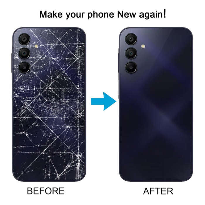 For Samsung Galaxy A15 SM-A155F Original Battery Back Cover(Blue)