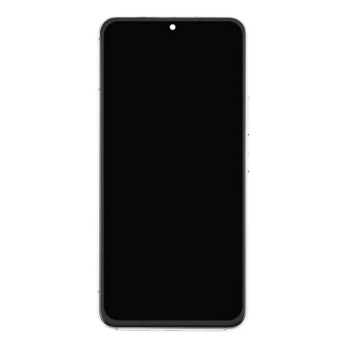 For Samsung Galaxy S22 5G SM-S901B Original LCD Screen Digitizer Full Assembly with Frame (White)