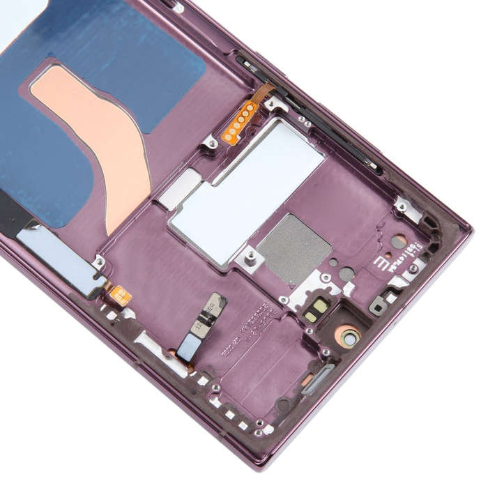 For Samsung Galaxy S22 Ultra 5G SM-S908B Original LCD Screen Digitizer Full Assembly with Frame (...