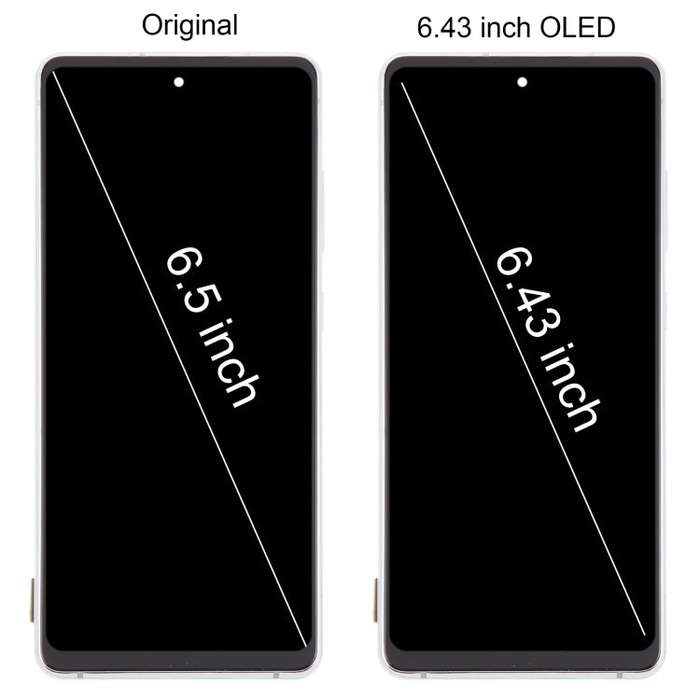 For Samsung Galaxy S20 FE SM-G780F 6.43 inch OLED LCD Screen Digitizer Full Assembly with Frame (...