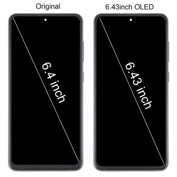 For Samsung Galaxy S21 FE 5G SM-G990B 6.43 inch EU Version OLED LCD Screen Digitizer Full Assembl...