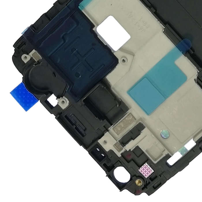 For Galaxy J4, J400F/DS, J400G/DS Front Housing LCD Frame Bezel Plate (Black)