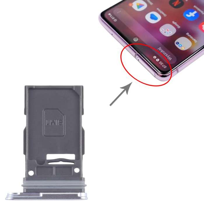 For Samsung Galaxy S24 SM-S921B Original SIM Card Tray (Baby Blue)