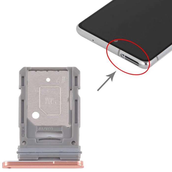 For Samsung Galaxy S20 FE SM-G780F Original SIM Card Tray (Orange)
