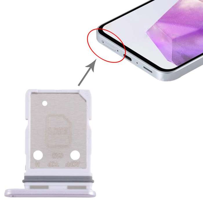 For Samsung Galaxy A36 SM-A366B Original SIM + SIM Card Tray (White)