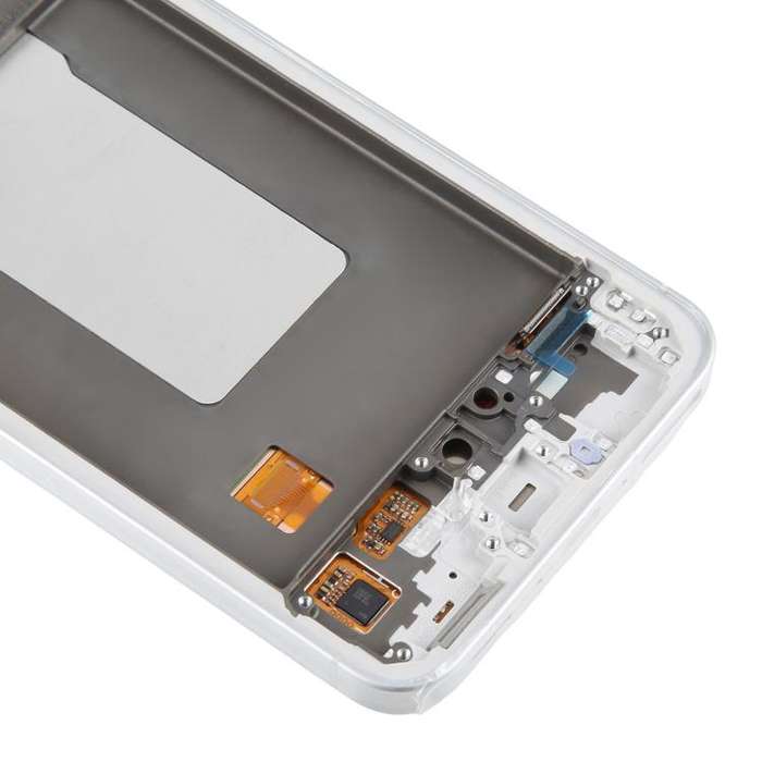 For Samsung Galaxy A56 SM-A566B Original LCD Screen Digitizer Full Assembly with Frame (Silver)
