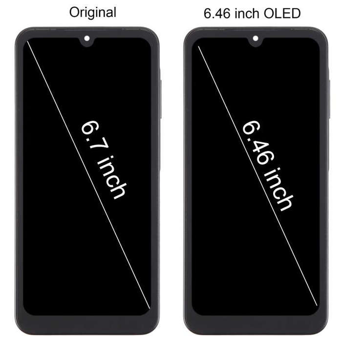For Samsung Galaxy A26 SM-A266B 6.46 inch OLED LCD Screen Digitizer Full Assembly with Frame (White)