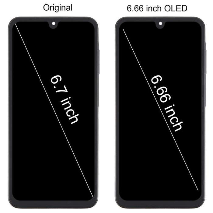 For Samsung Galaxy A26 SM-A266B 6.66 inch OLED LCD Screen Digitizer Full Assembly with Frame (White)