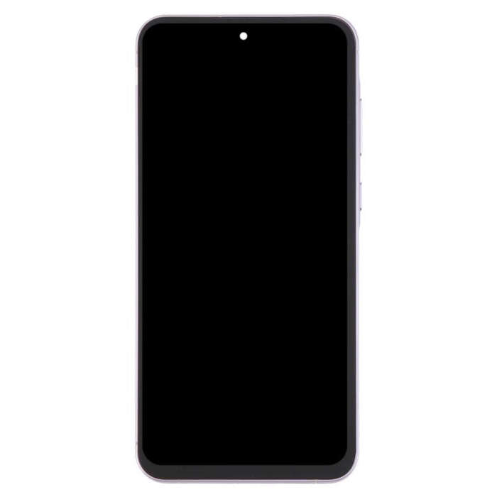For Samsung Galaxy A55 SM-A556B OLED LCD Screen Digitizer Full Assembly with Frame (Pink)