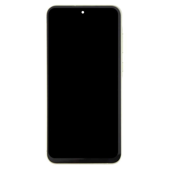 For Samsung Galaxy A55 SM-A556B OLED LCD Screen Digitizer Full Assembly with Frame (Light Green)