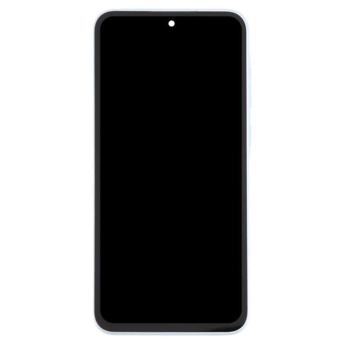 For Samsung Galaxy A35 SM-A356B OLED LCD Screen Digitizer Full Assembly with Frame (Baby Blue)