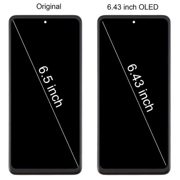 For Samsung Galaxy A51 4G SM-A515F 6.43 inch OLED LCD Screen Digitizer Full Assembly with Frame (...