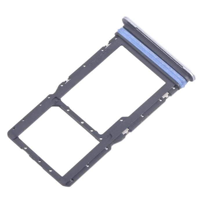 For Samsung Galaxy A06 5G SM-A066B Original SIM + SIM / Micro SD Card Tray (Silver)