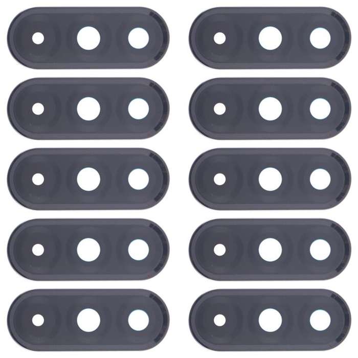 For Samsung Galaxy A36 SM-A366B 10pcs Rear Camera Lens Cover (Black)