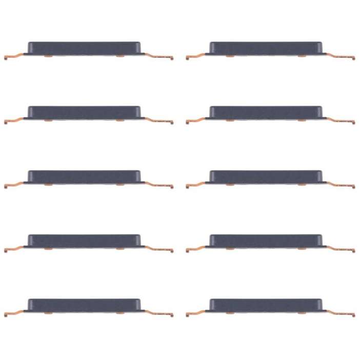For Samsung Galaxy M16 SM-M166P 10pcs Volume Control Button (Black)